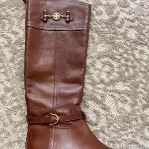 Tory Burch Leather riding boots